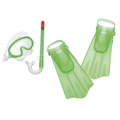Set de snorkel con aletas para niños Speedo
