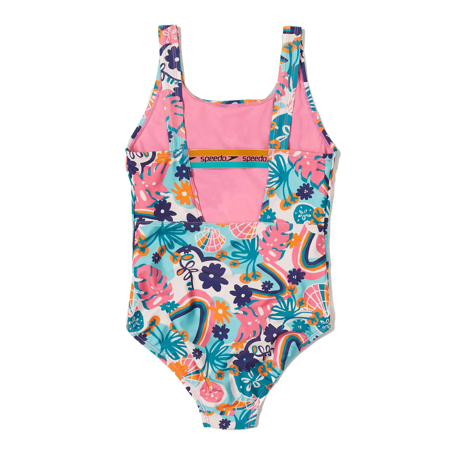 Traje De Baño Con Espalda Elástica Para Niña Speedo 