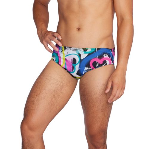 Traje de baño Printed Multicolor Brief Para Hombre Speedo