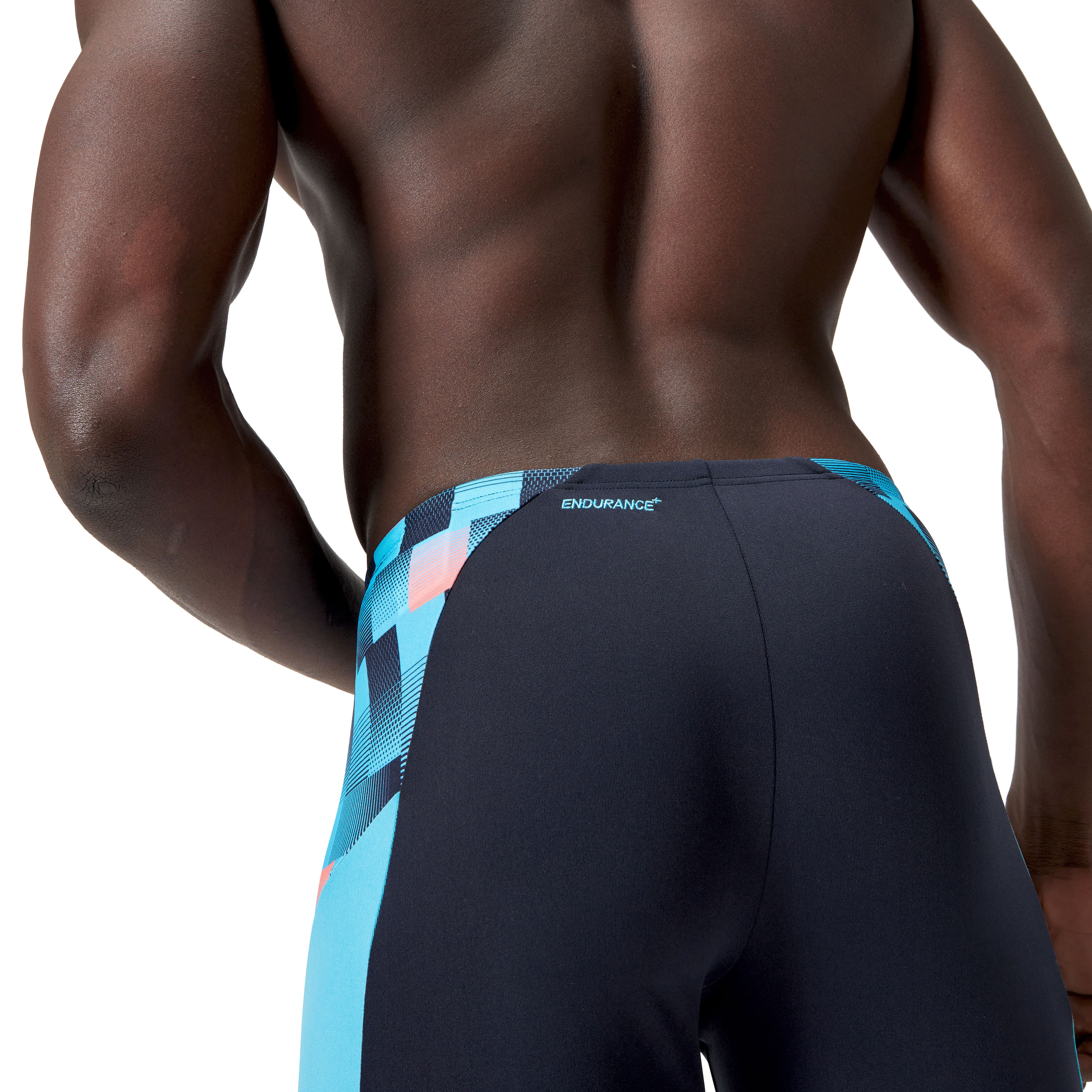 Bañador Speedo Endurance+ Splice Hombre - Resistente Al Cloro - Talla 34 - Color Edge Navy/Red