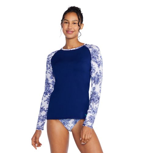 Playera Manga Larga Floral Para Mujer Speedo