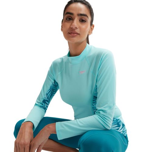 Playera Manga Larga Estampada Para Mujer Speedo