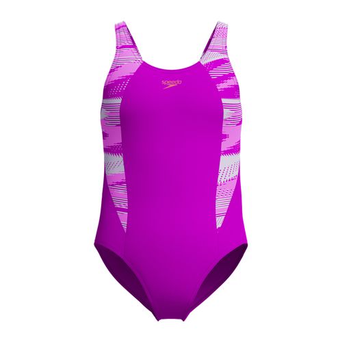 Traje de baño Hyperboom Splice Muscleback One Piece Para Niñas Speedo